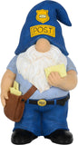 Mood Lab Garden Gnome - Funny Postman Gnome Figurine - 9.25 Inch Tall Lawn Statue - for Outdoor or House Decor