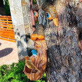 Tree Faces Decor Outdoor - Old Man Bird Feeder - Tree Hugger Garden Decoration - Yard Art Statues