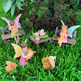 Fairy garden House set Miniature Figurines Kit Accessories Gnome Mood Lab