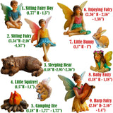 Fairy garden House set Miniature Figurines camping Kit Accessories Gnome Mood Lab