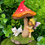 Fairy Garden Miniature Figurines and Accessories - Hide and Seek Statue Kit