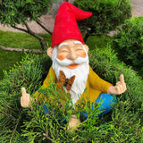 Garden Gnome House Zen finger gnome Fairy set Miniature Figurines Kit Accessories Mood Lab