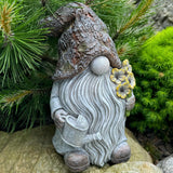 Garden Gnome - Key Hider Gnome Figurine - 9.25 Inch Lawn Statue - for Outdoor or House Decor