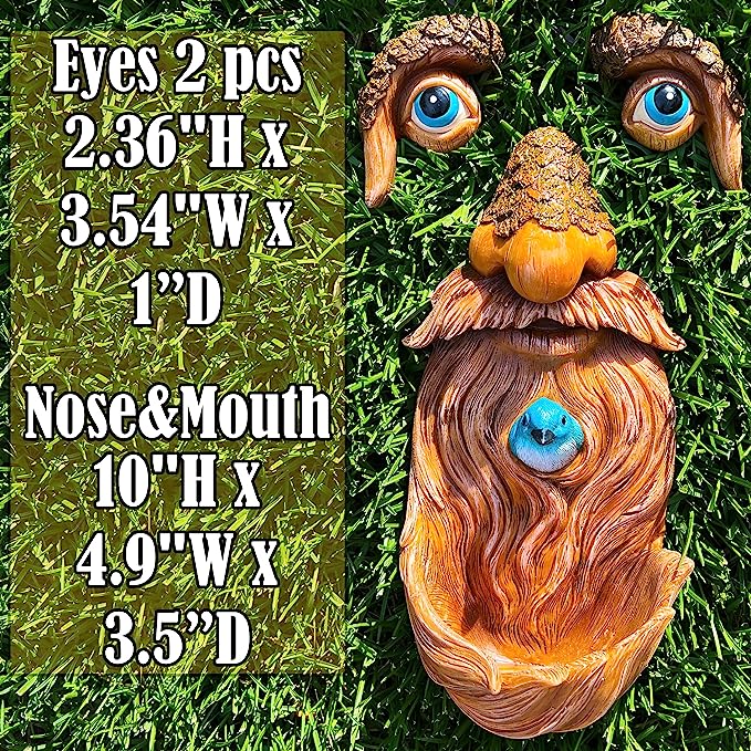 Tree Faces Decor Outdoor - Old Man Bird Feeder - Tree Hugger Garden De – Mood Lab Tree Faces Decor Outdoor - Old Man Bird Feeder - Tree Hugger Garden De – Mood Lab