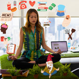 Garden Gnome House Zen finger gnome Fairy set Miniature Figurines Kit Accessories Mood Lab