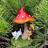 Fairy Garden Miniature Figurines and Accessories - Hide and Seek Statue Kit