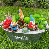 Miniature Garden Gnomes - Working Gnomes Kit of 3 pcs - Figurines and Accessories Set