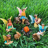 Fairy garden House set Miniature Figurines camping Kit Accessories Gnome Mood Lab