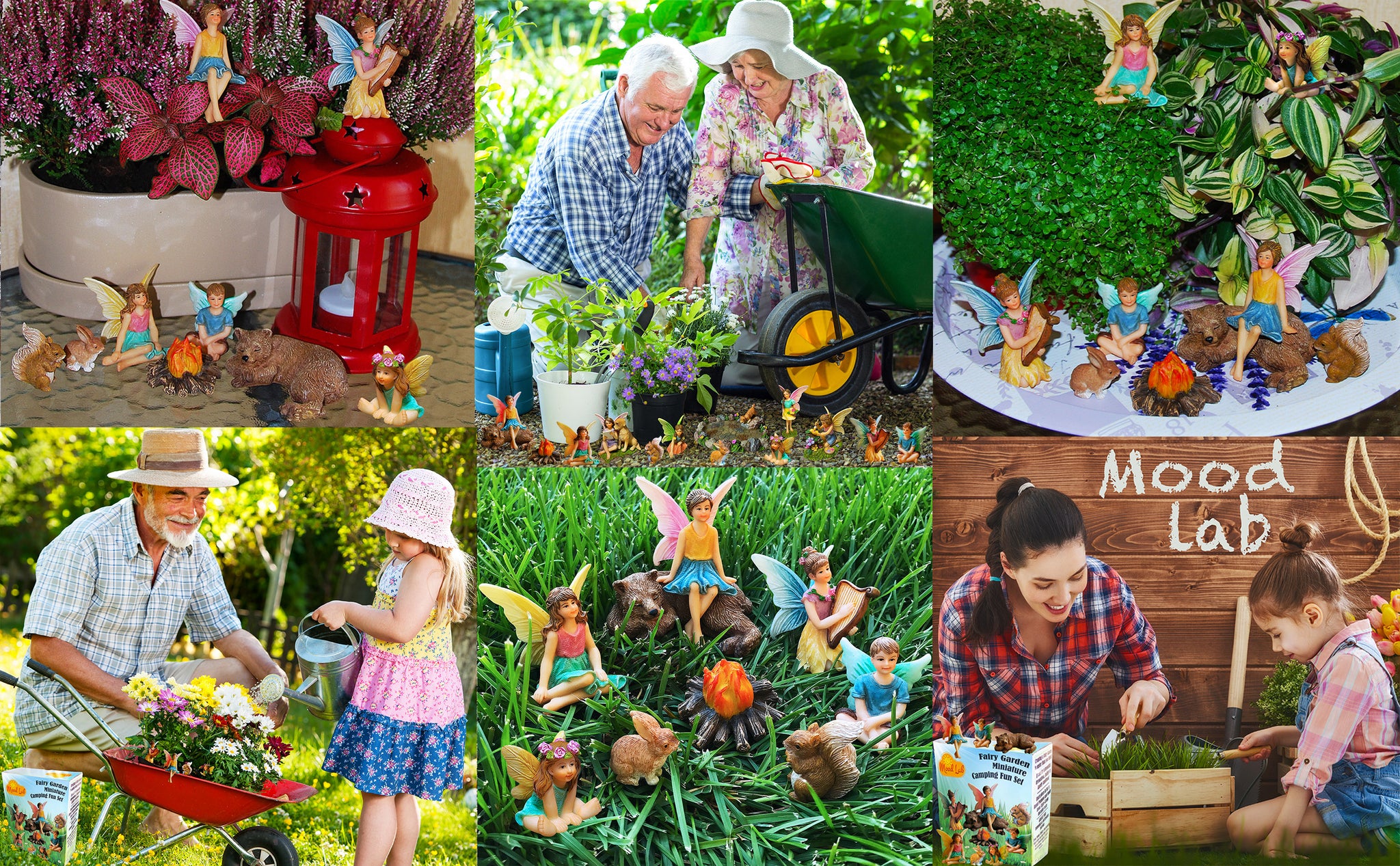 miniature camping ❤️ Fairy Garden Miniature Fairy Camping Kit for Outdoor or House Decor –  Mood Lab